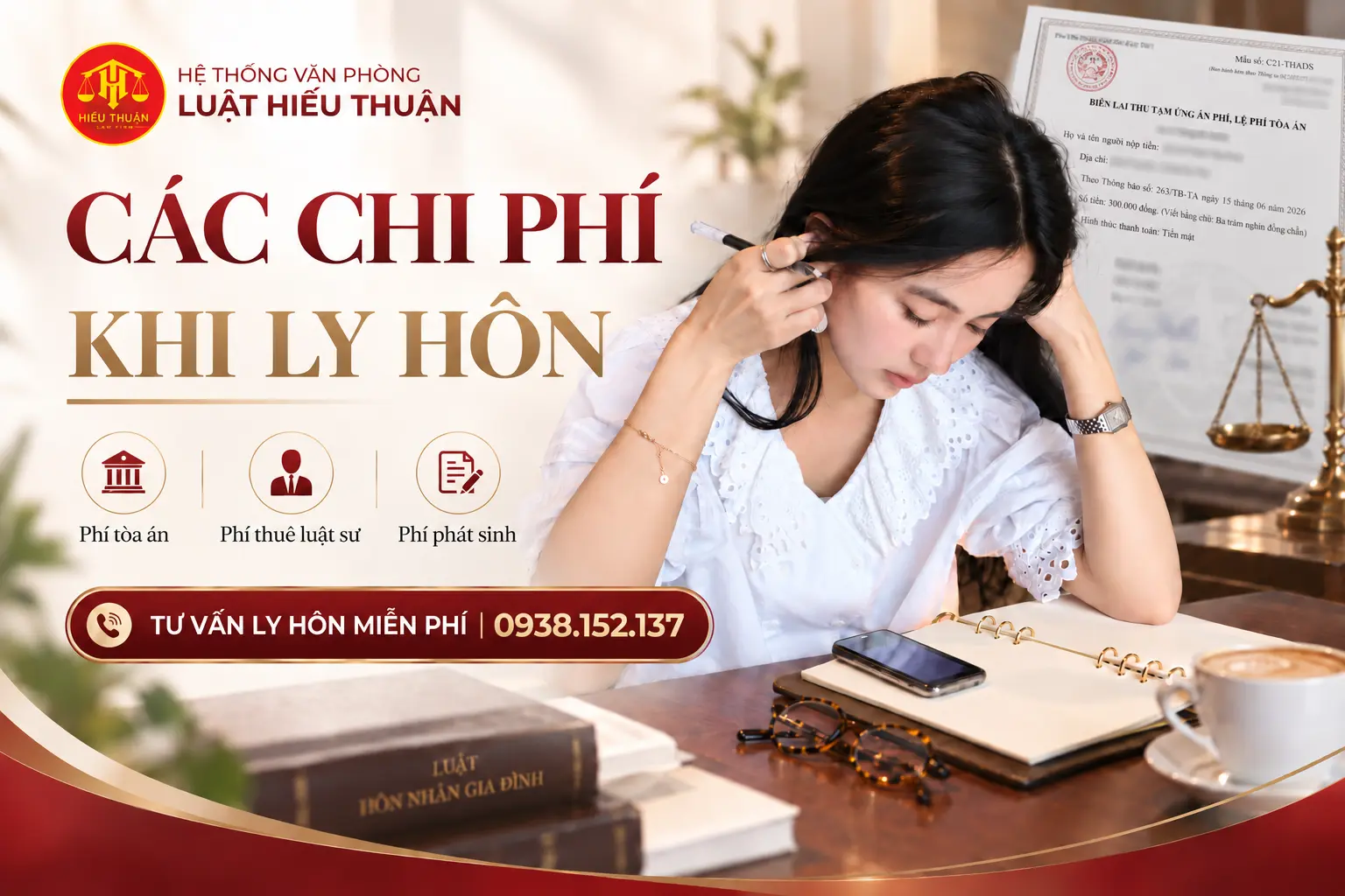 các chi phí khi ly hôn