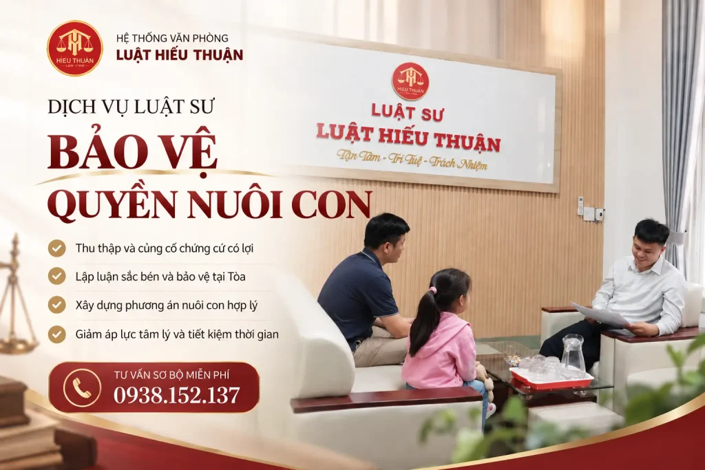 dịch vụ luật sư giành quyền nuôi con