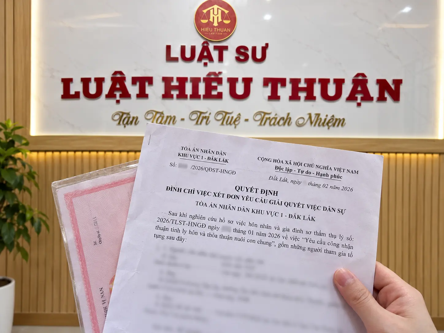 vụ việc tố tụng khi ly hôn